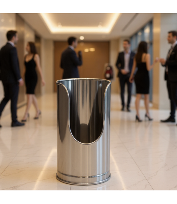 Suporte Porta Extintor Pequeno de Aço Inox