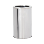 Lixeira com Aro em Aço inox 25 L 24x50